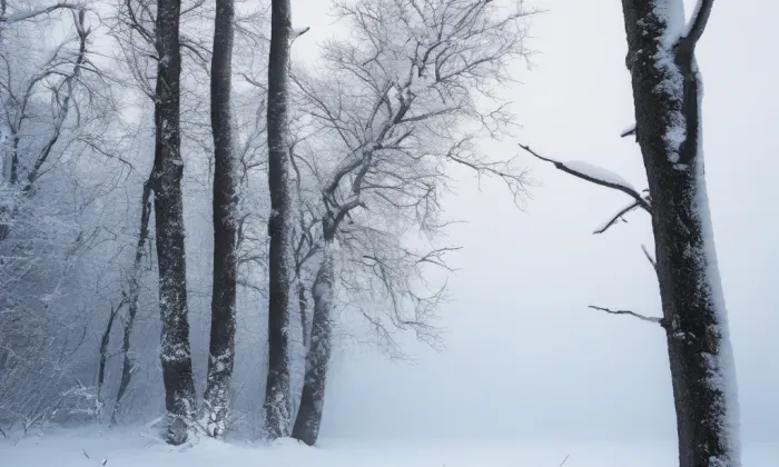 kostel svatého Lukáše (Myslibořice) – winter
