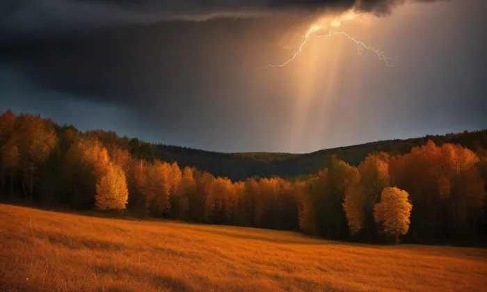 Kostel svatého Martina (Bohušov) – autumn