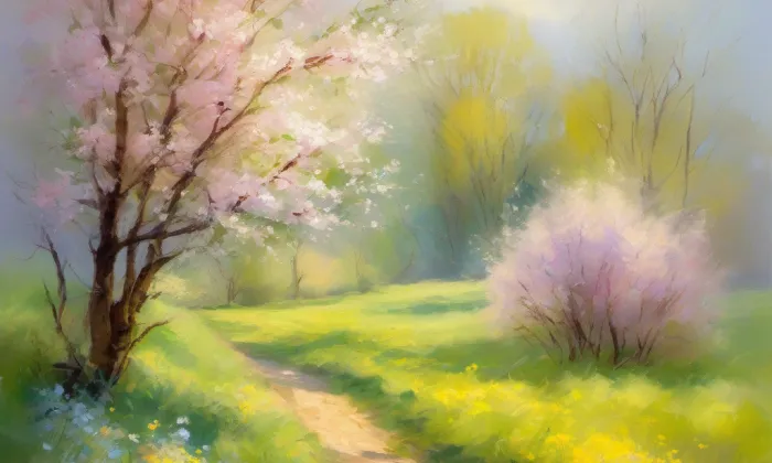 kostel svatého Martina (Horní Bory) – spring