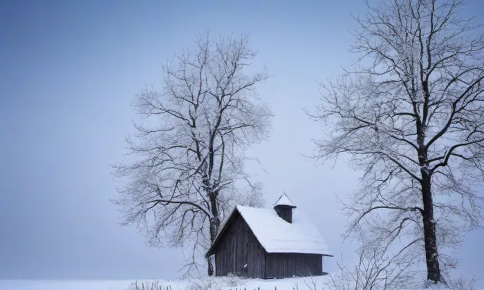 Kostel svatého Martina (Horní Slivno) – winter