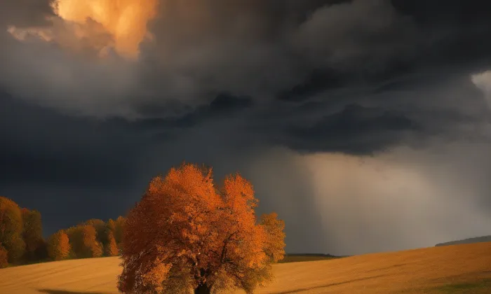 Kostel svatého Martina (Sedlčany) – autumn