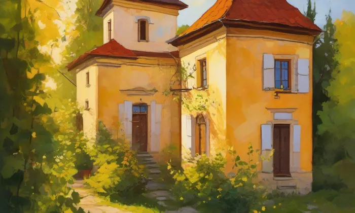 Kostel svatého Martina (Tlumačov) – summer