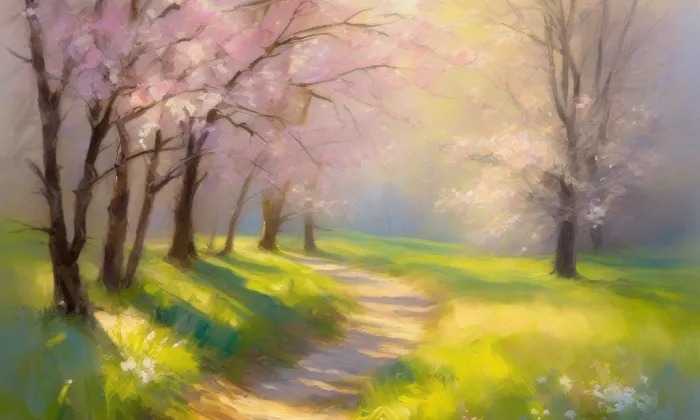 Kostel svatého Martina v Kozlech – spring