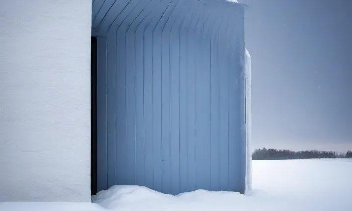 Kostel svatého Martina v Kozlech – winter