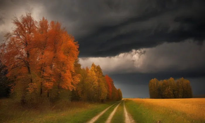Kostel svatého Matouše (Jimramov) – autumn