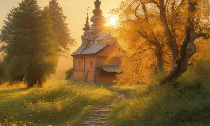 Kostel svatého Michaela archanděla (Řepiště) – summer