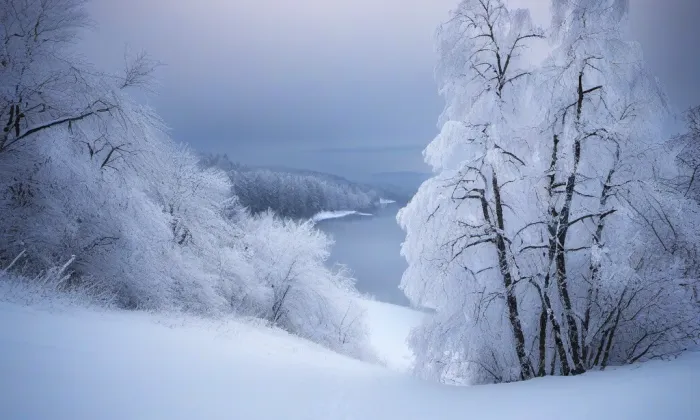 Kostel svatého Michaela archanděla (Bitozeves) – winter
