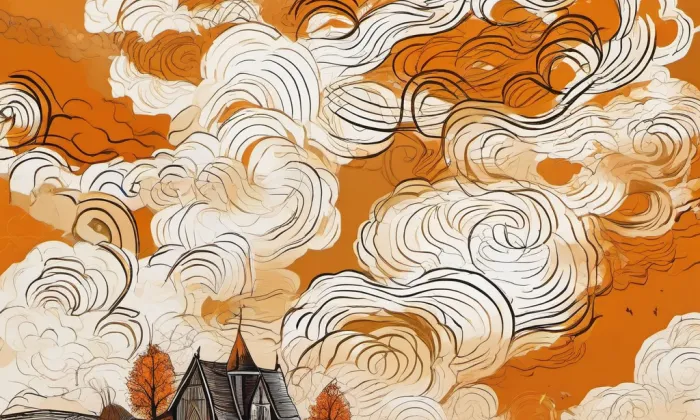 kostel svatého Michala (Želetava) – autumn