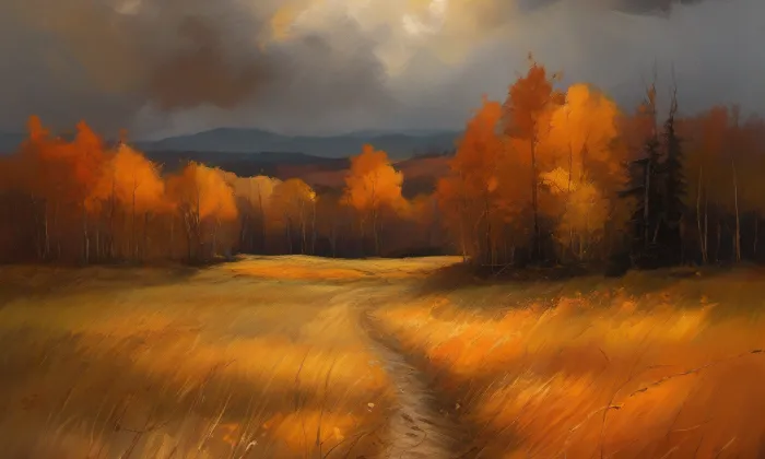 Kostel svatého Mikuláše (Úboč) – autumn