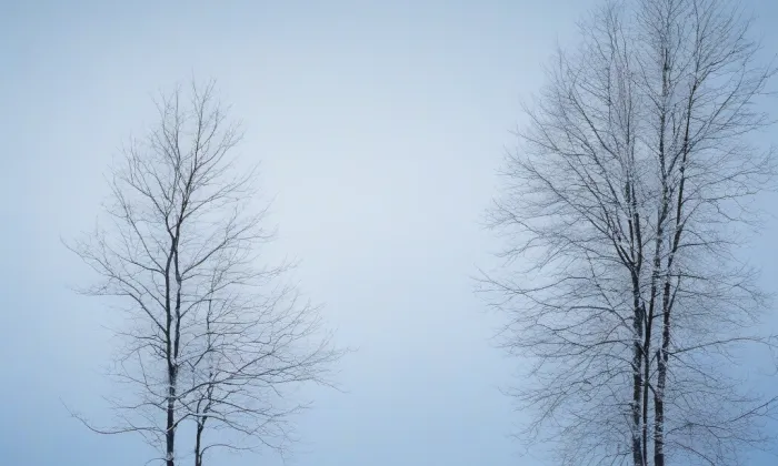 Kostel svatého Mikuláše (Úboč) – winter