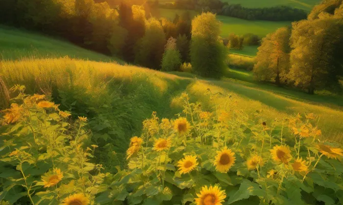 kostel svatého Mikuláše (Boletice) – summer
