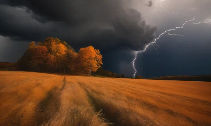 Kostel svatého Mikuláše (Horní Branná) – autumn