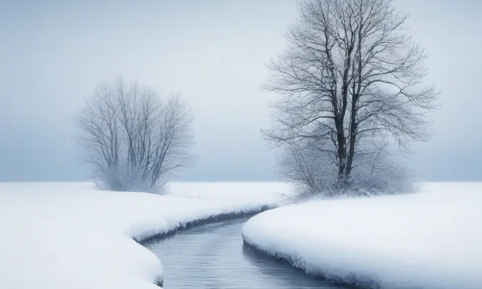 kostel svatého Mikuláše (Hynčice) – winter