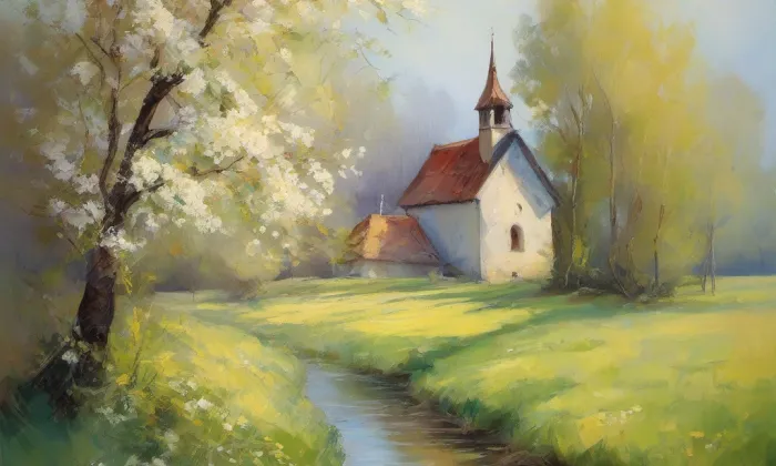 Kostel svatého Mikuláše (Jindřichov) – spring
