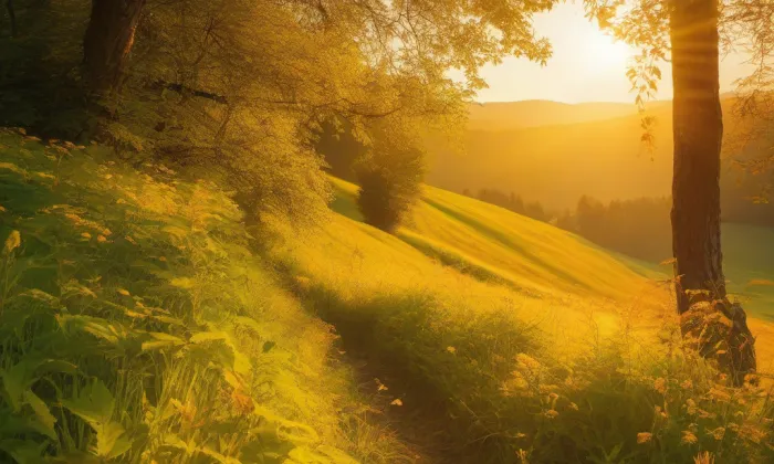 Kostel svatého Mikuláše (Pernarec) – summer