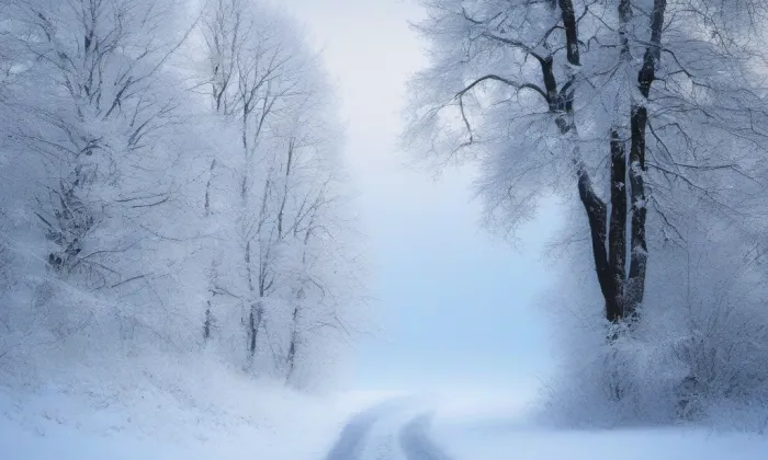 kostel svatého Mikuláše (Poruba) – winter