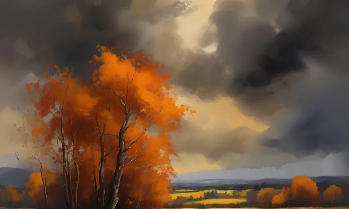 Kostel svatého Mikuláše (Světlá pod Ještědem) – autumn