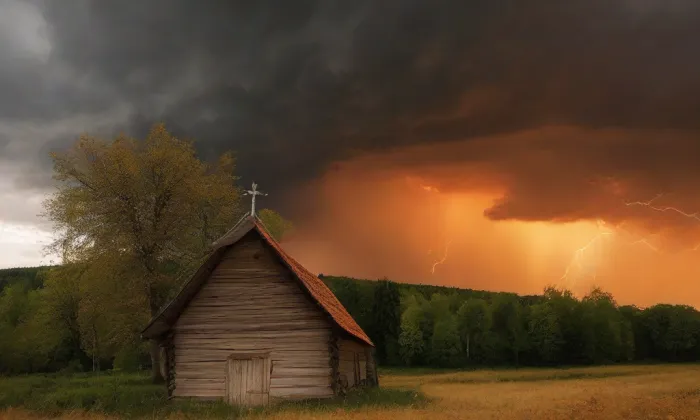 Kostel svatého Mikuláše (Velké Meziříčí) – autumn