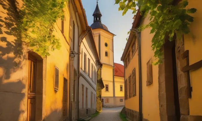 kostel svatého Mikuláše v Němčicích – summer