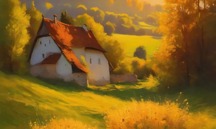 Kostel svatého Mikuláše ve Vacově – summer
