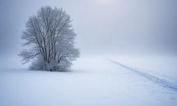 kostel svatého Ondřeje (Roubanina) – winter