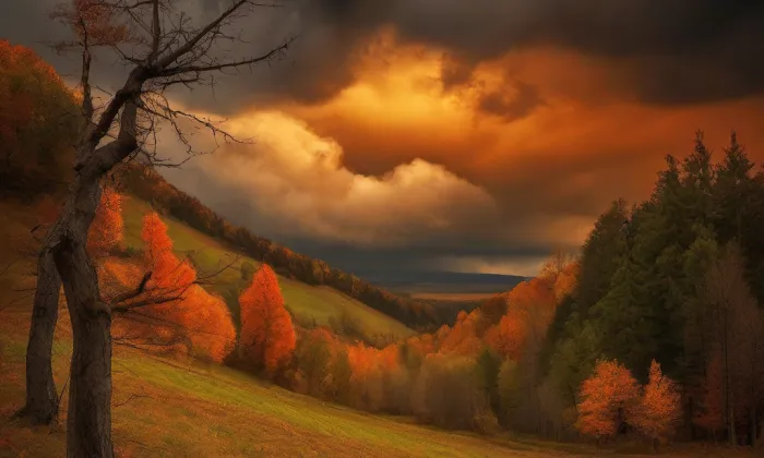 Kostel svatého Ondřeje (Světí) – autumn