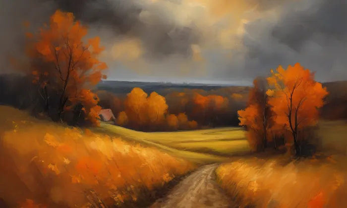 kostel svatého Ondřeje na Sionu – autumn