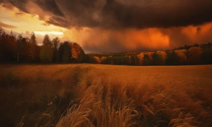kostel svatého Osvalda (Milovice) – autumn