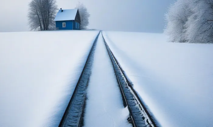 Kostel svatého Petra a Pavla (Želkovice) – winter
