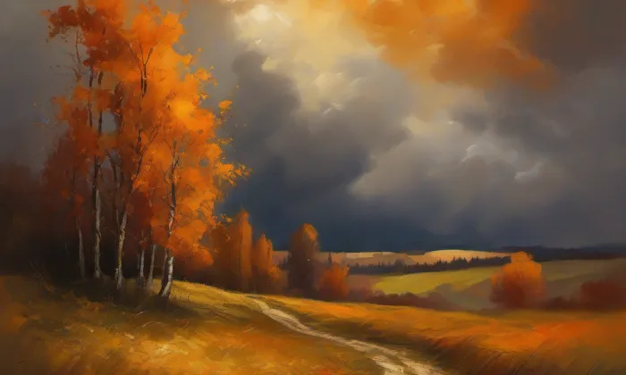 kostel svatého Petra a Pavla (České Křídlovice) – autumn