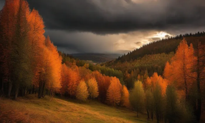 kostel svatého Petra a Pavla (Dolany) – autumn