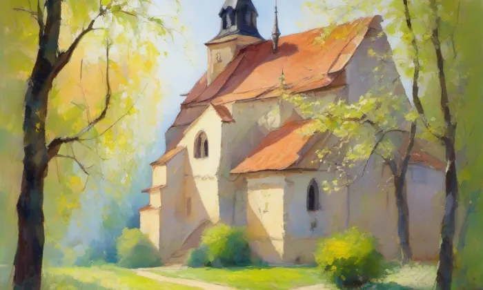 Kostel svatého Petra a Pavla (Horní Bobrová) – spring