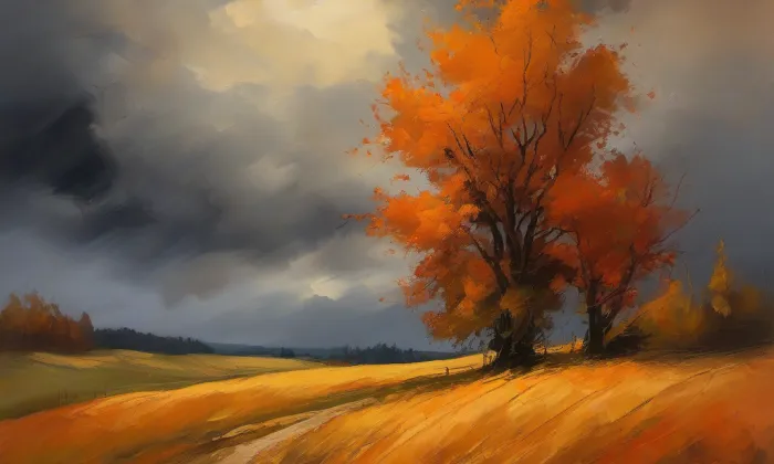 Kostel svatého Petra a Pavla (Liteň) – autumn