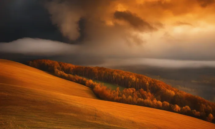 kostel svatého Petra a Pavla (Lovčice) – autumn
