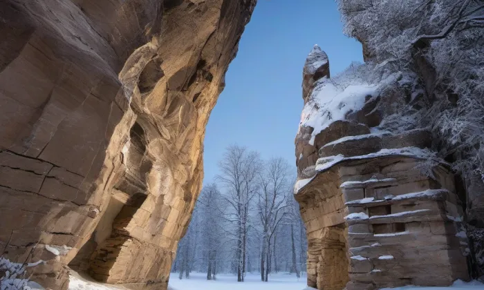 Kostel svatého Petra a Pavla (Těšnovice) – winter