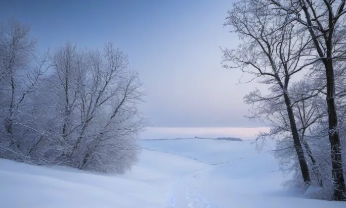 kostel svatého Petra a Pavla v Kralovicích – winter
