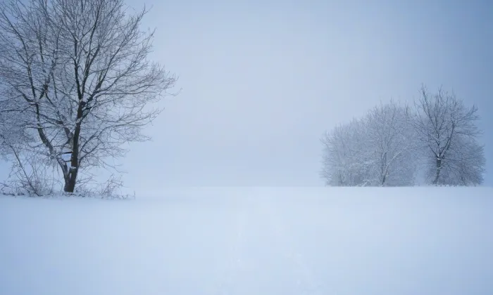 Kostel svatého Prokopa (Žiželice) – winter
