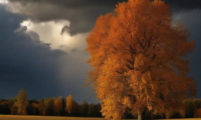 Kostel svatého Prokopa (Žižkov) – autumn