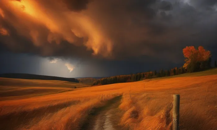 Kostel svatého Prokopa (Štěnovice) – autumn