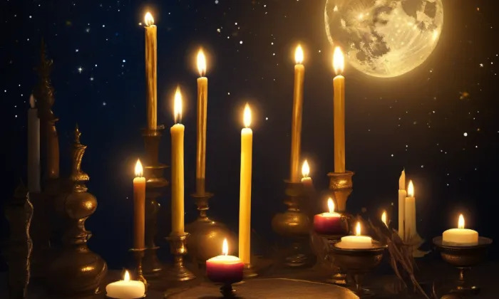 Kostel svatého Prokopa (Blažim) – noc