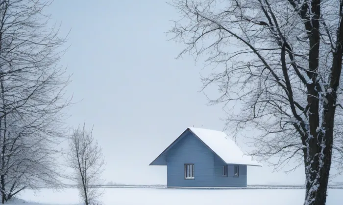 Kostel svatého Prokopa (Semčice) – winter
