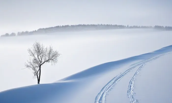 kostel svatého Tomáše (Domašov) – winter