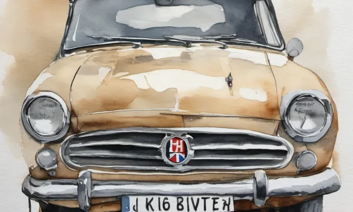 Kostel svatého Václava (Číbuz) – akvarel