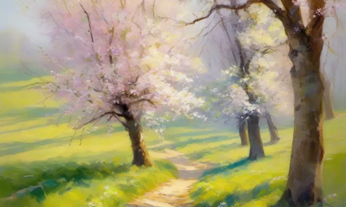 kostel svatého Václava (Činěves) – spring