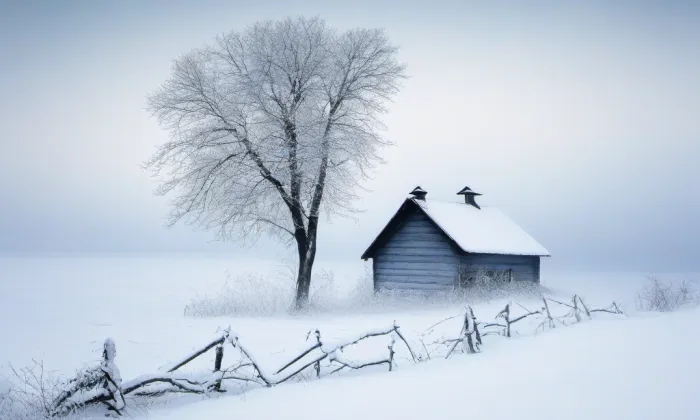 Kostel svatého Václava (Žitovlice) – winter