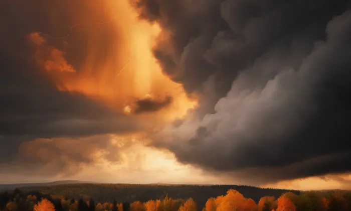 Kostel svatého Václava (Březno) – autumn