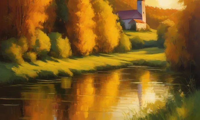Kostel svatého Václava (Boseň) – summer