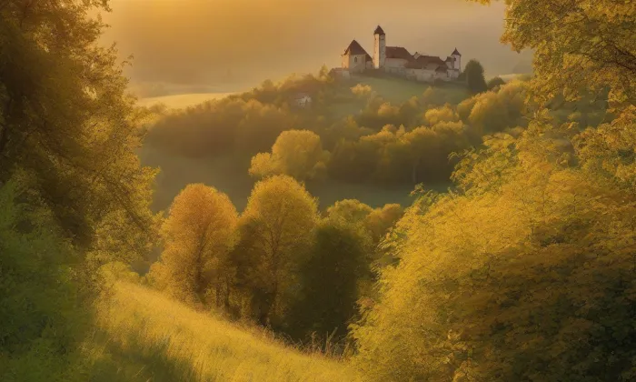 kostel svatého Václava (Chlum) – summer