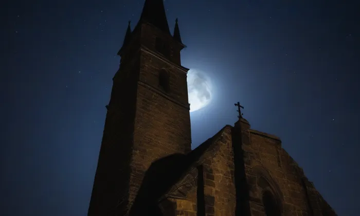 Kostel svatého Václava (Horní Staré Město) – noc
