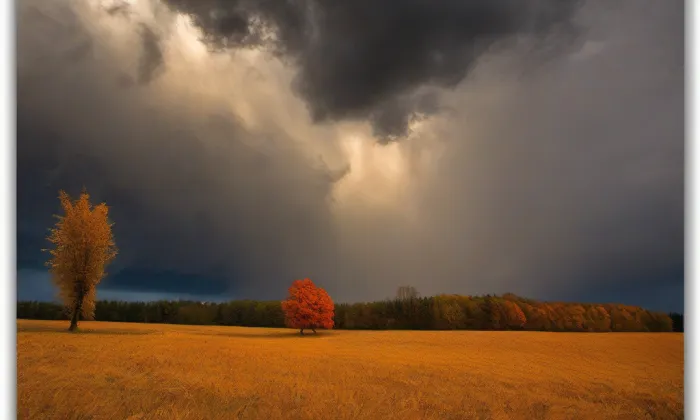 Kostel svatého Václava (Hulín) – autumn